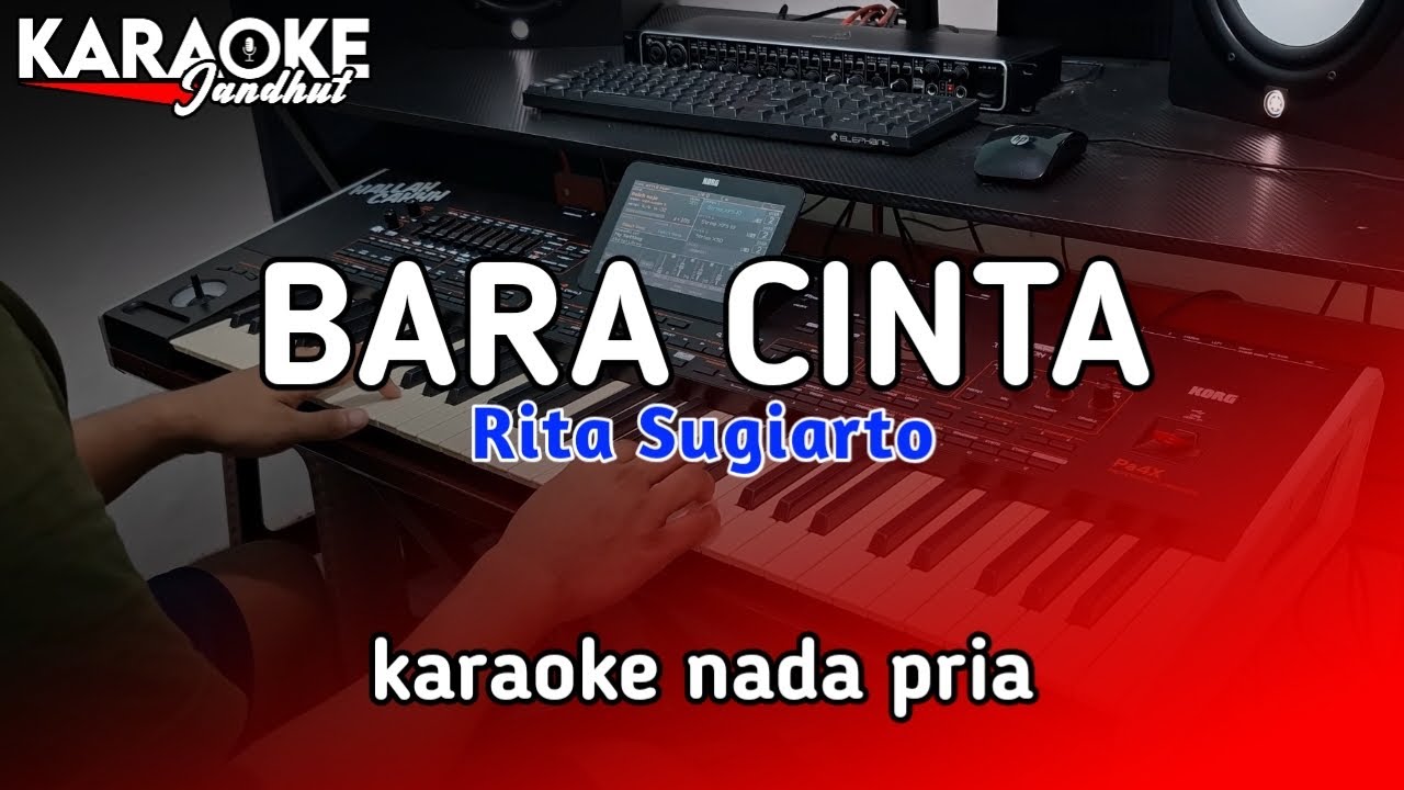BARA CINTA - KARAOKE NADA PRIA