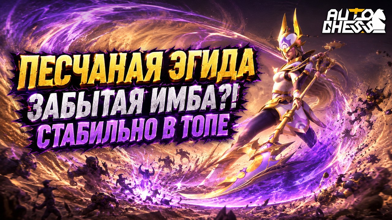 ПЕСЧАНАЯ ЭГИДА &mdash; ЗАБЫТАЯ ИМБА! СТАБИЛЬНЫЙ ТОП! ► Auto Chess S37