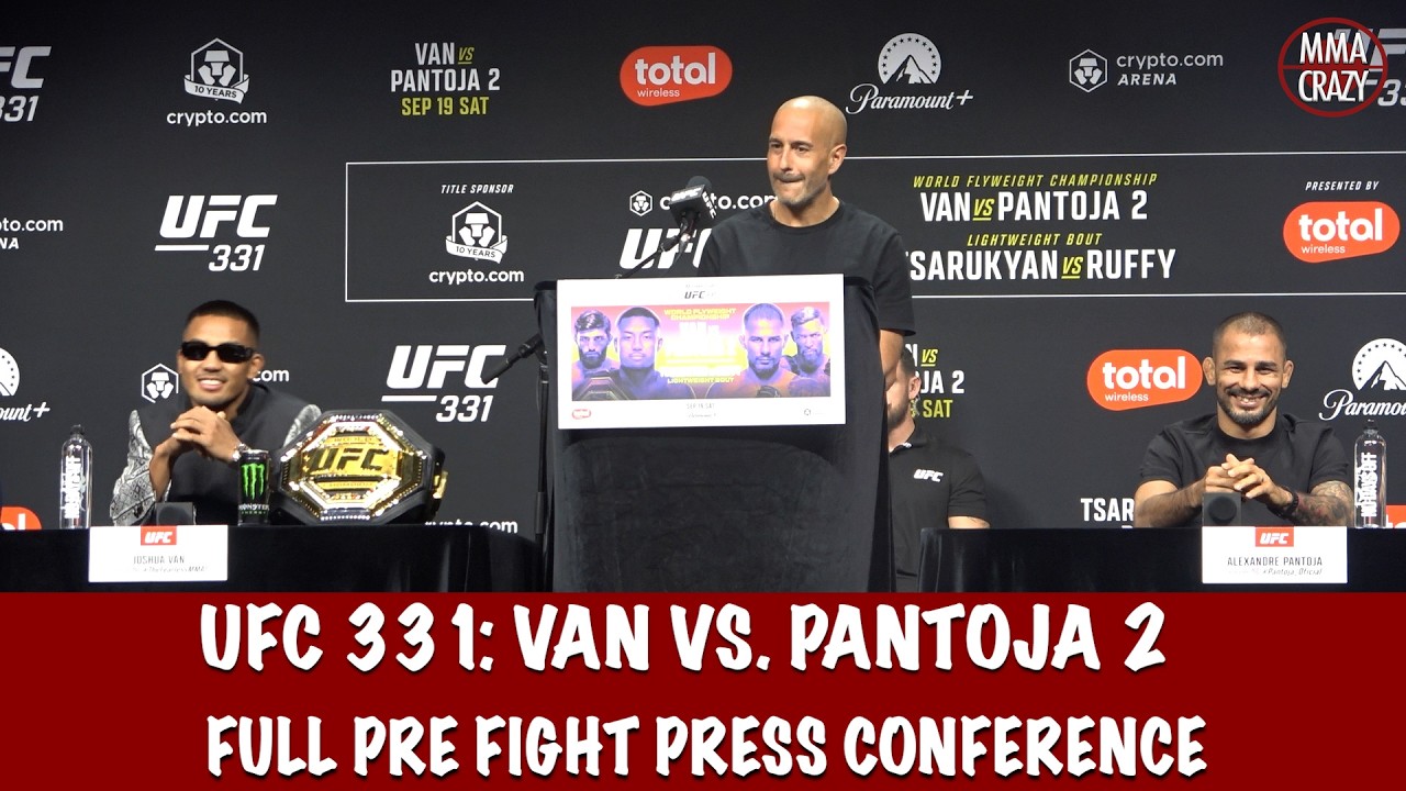 Full UFC 331 Press Conference: Joshua Van vs  Alexandre Pantoja 2