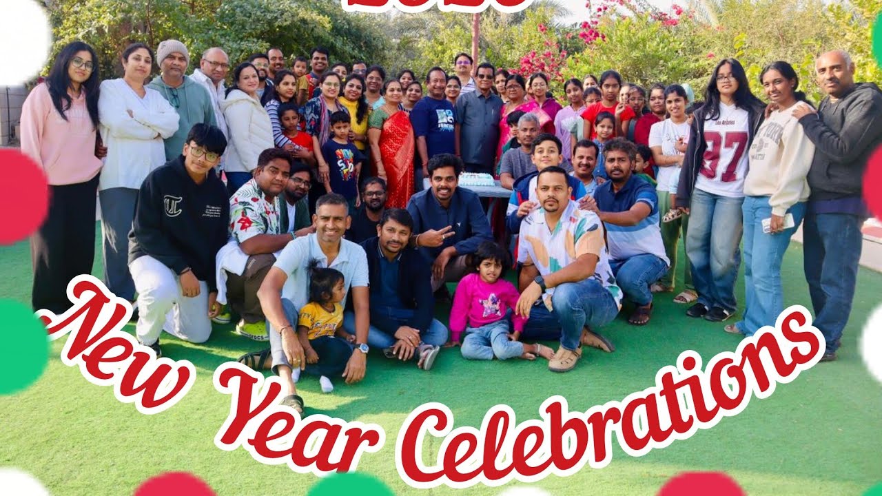 Happy New Year 2026 #Celebrations#fun [New Year Celebrations in Muscat  with Friends in farm house] 