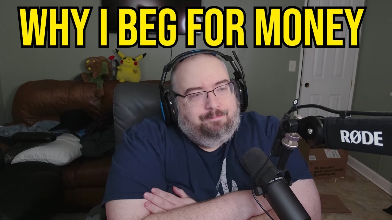 WingsOfRedemption explains why he begs for donations | Tells a story | Awful video game takes