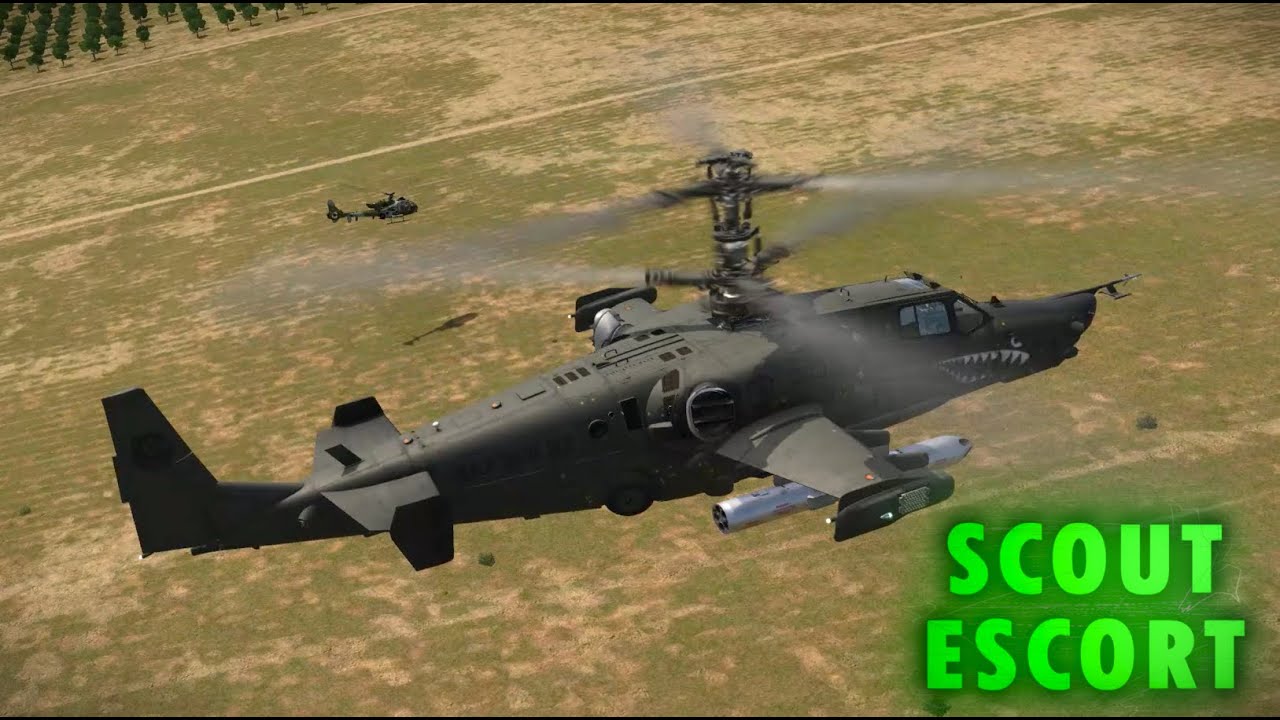 Ka-50 Escorting Gazelles | DCS | BSD Helo World