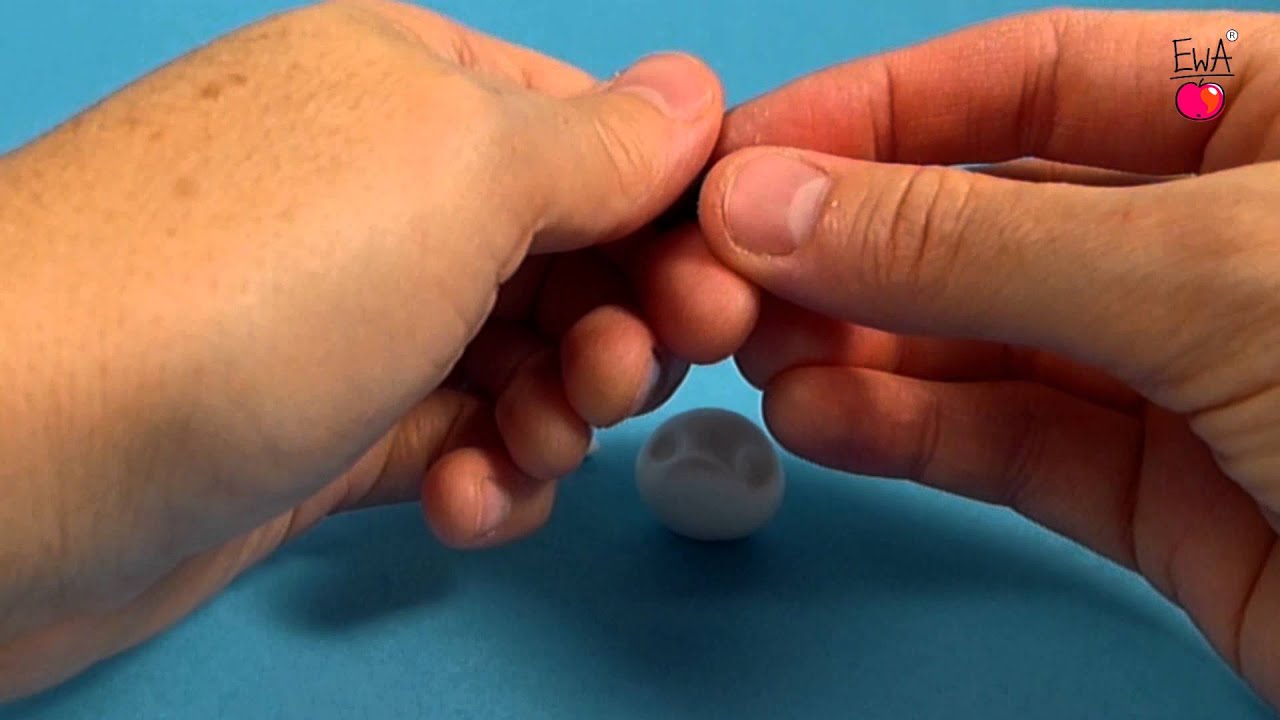 WHITE SEAL - FOCZKA - tutorial polymer clay modelina