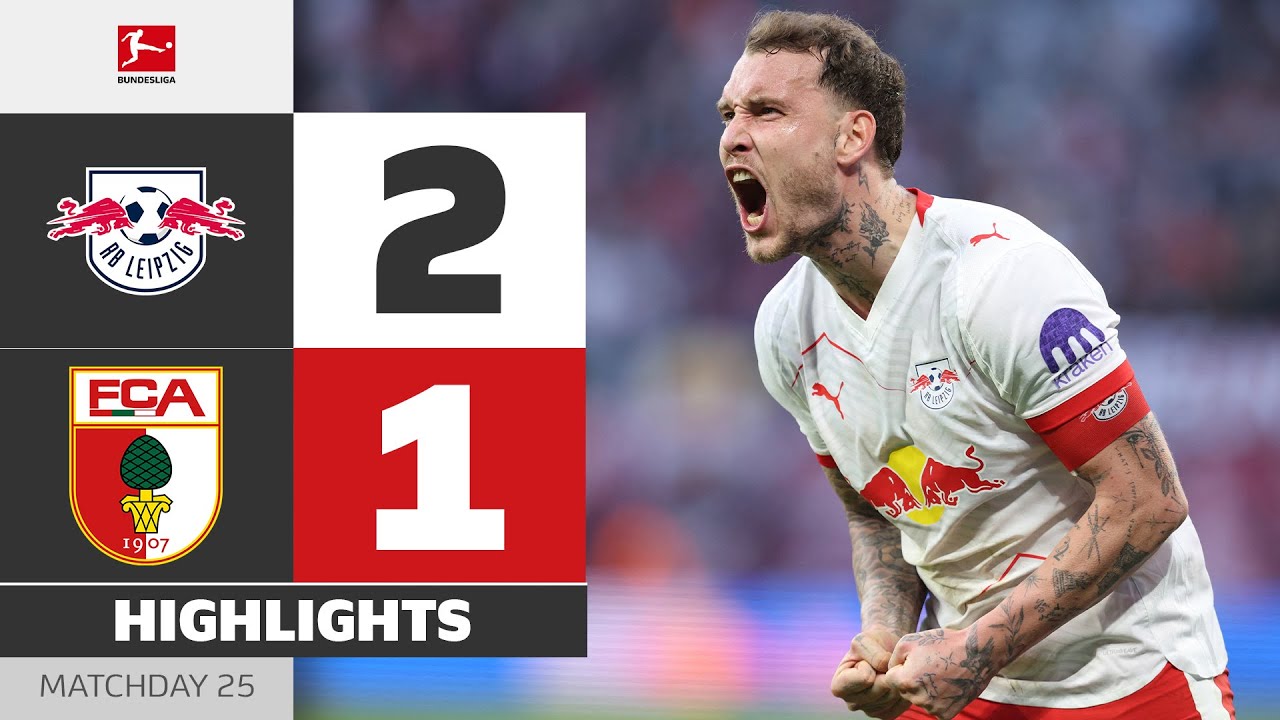 Own Goal in Added Time! | RB LEIPZIG - FC AUGSBURG | Highlights | Matchday 25 – Bundesliga 2025/26
