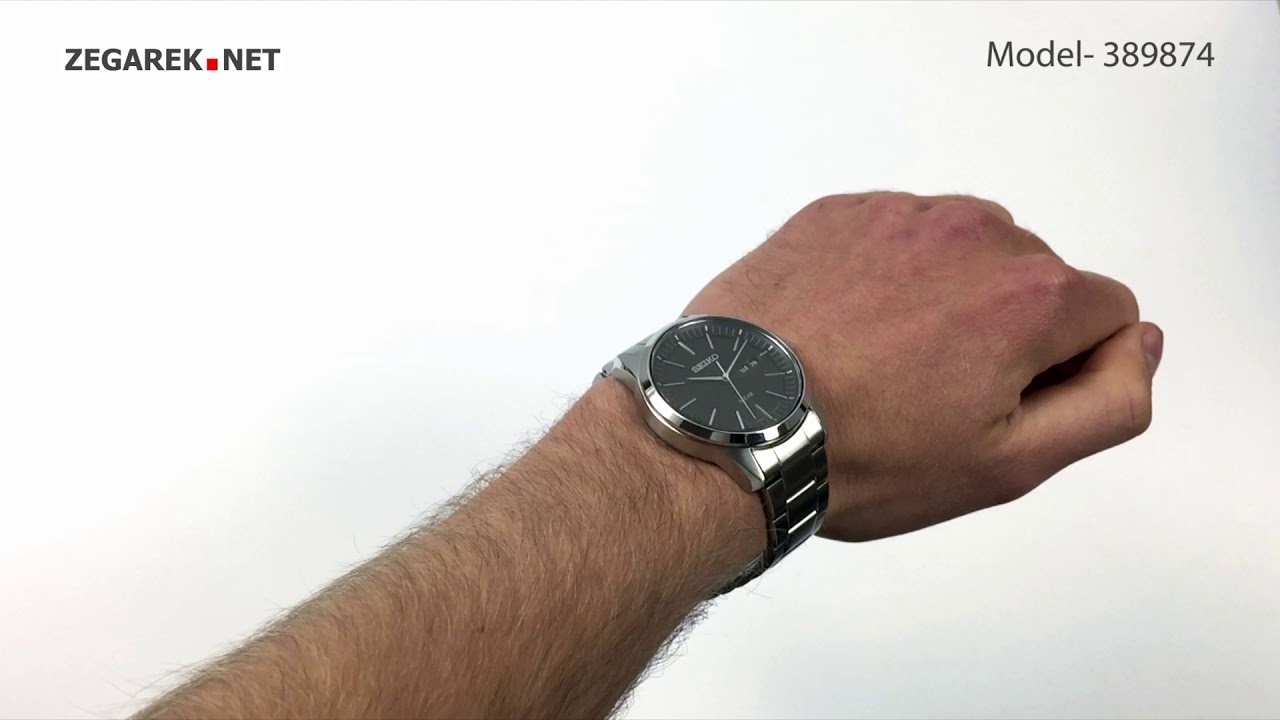 Seiko Solar SNE527P1 Solar Classic Day-Date 100m - Zegarek.net