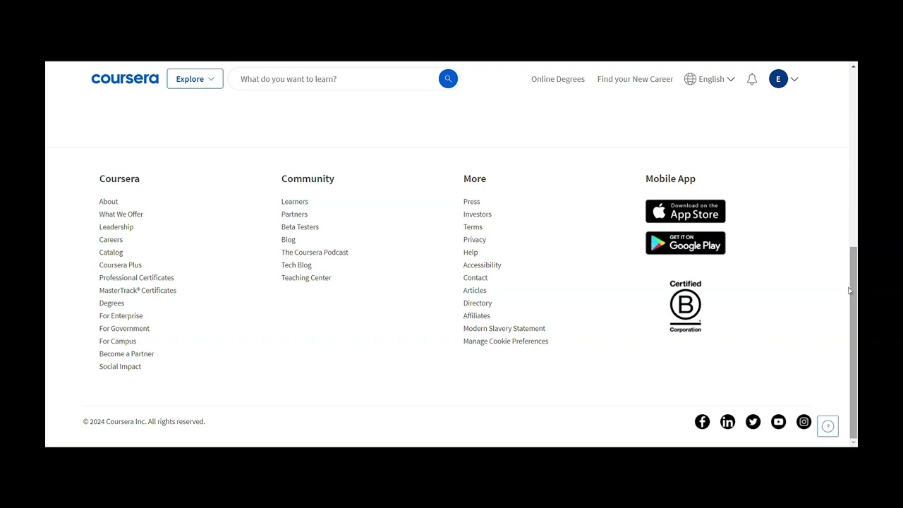 How to audit a course on Coursera