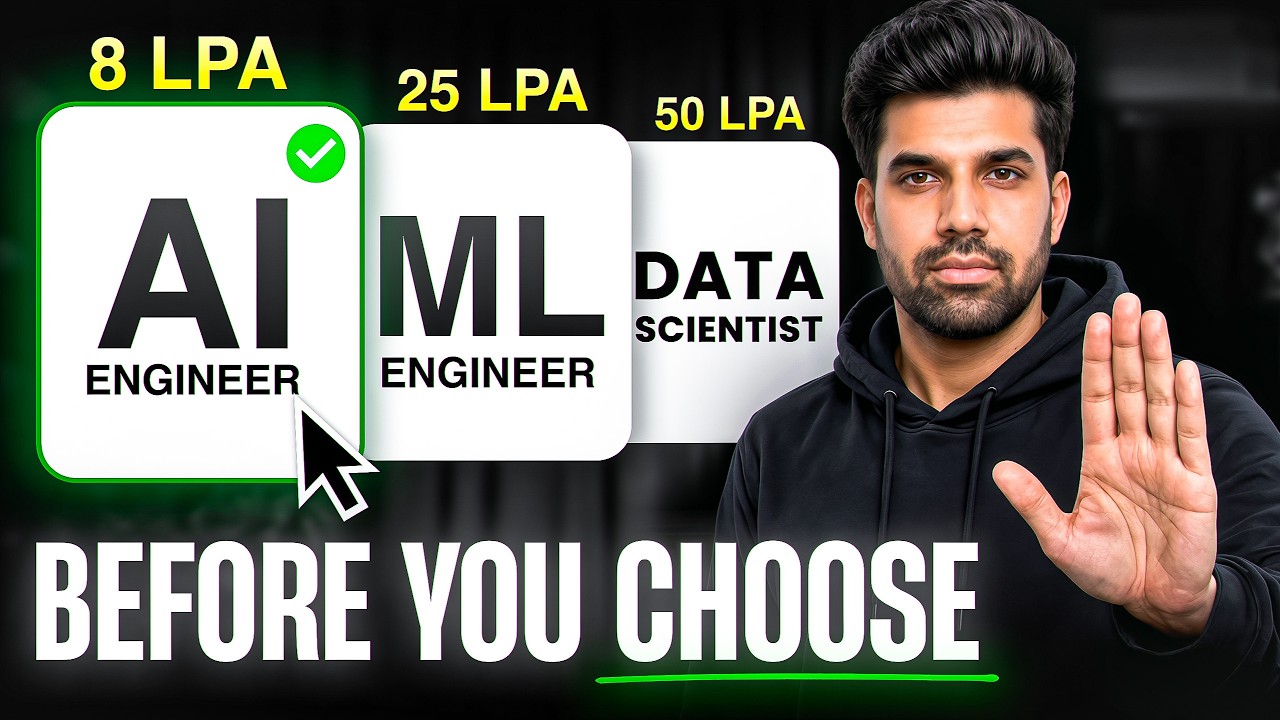 Don&rsquo;t waste 2026 on the Wrong Career (AI Engineer vs ML Engineer vs Data Scientist)