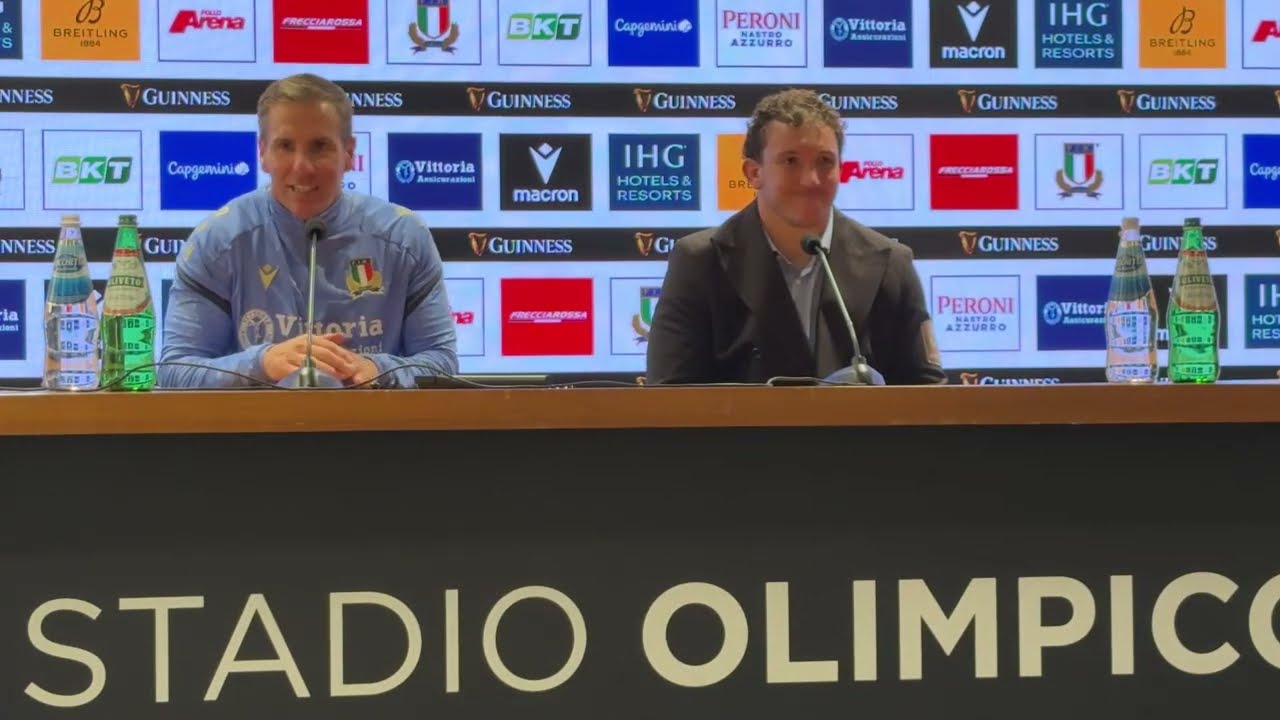 Qesada e Lamaro al termine di Italia Scozia @Federugby  @SixNationsRugby 
