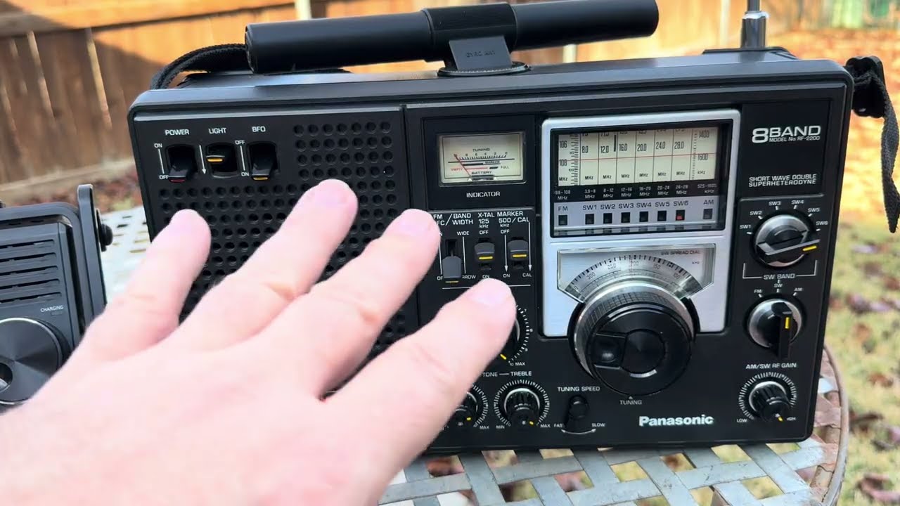 Panasonic RF-2200 on super weak cw beacon