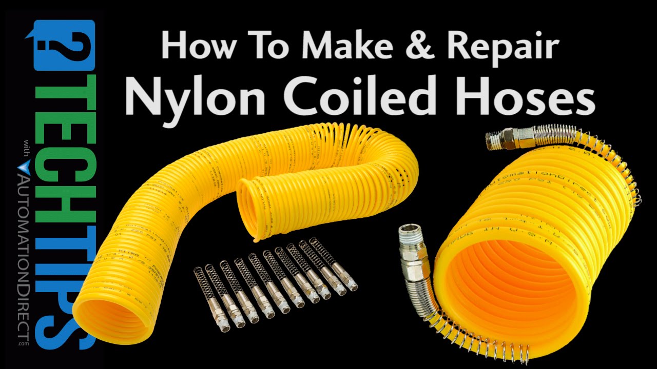 How To Make & Repair Nylon Coiled Pneumatic Hoses from AutomationDirect