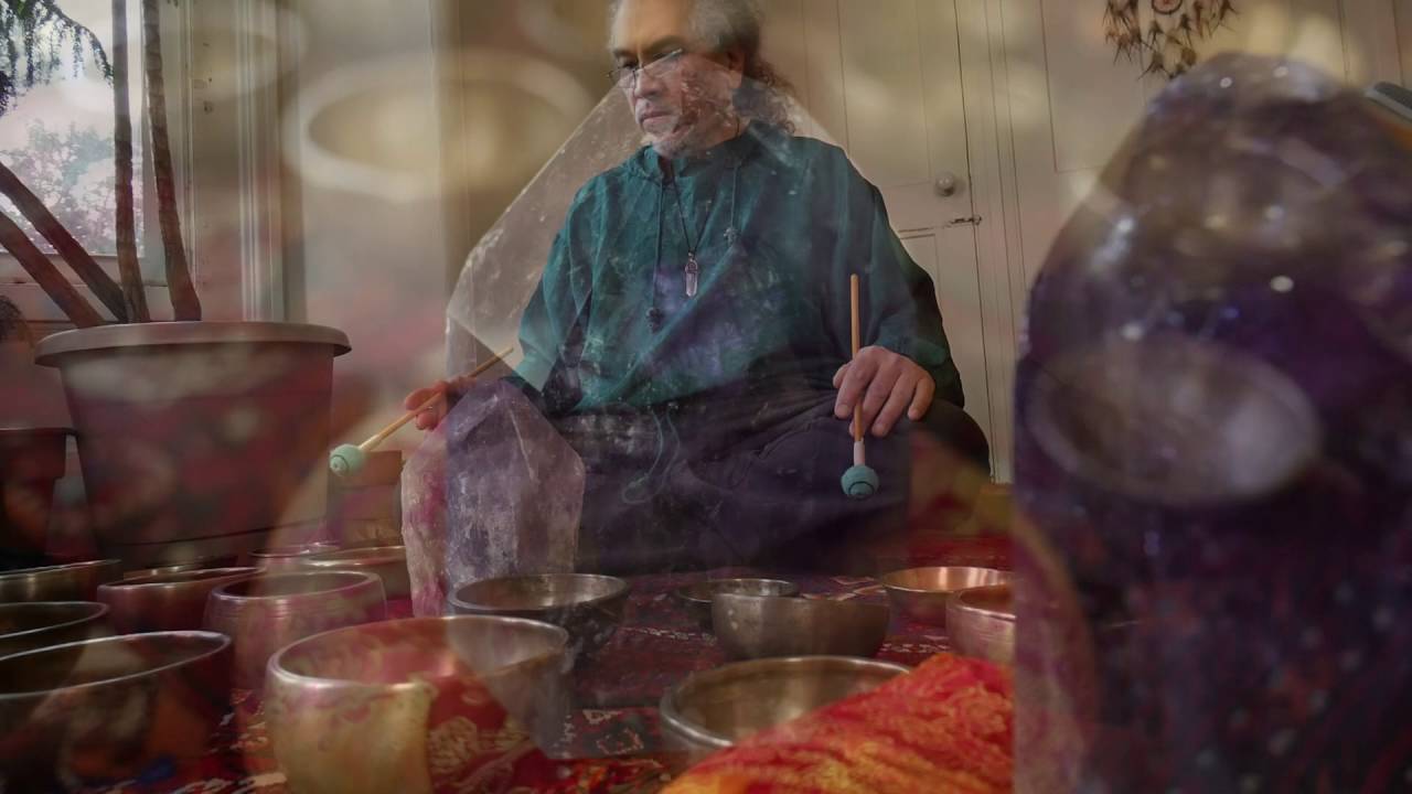 Amethyst Meditation~30 min~w/Tiny Tibetan Singing Bowls