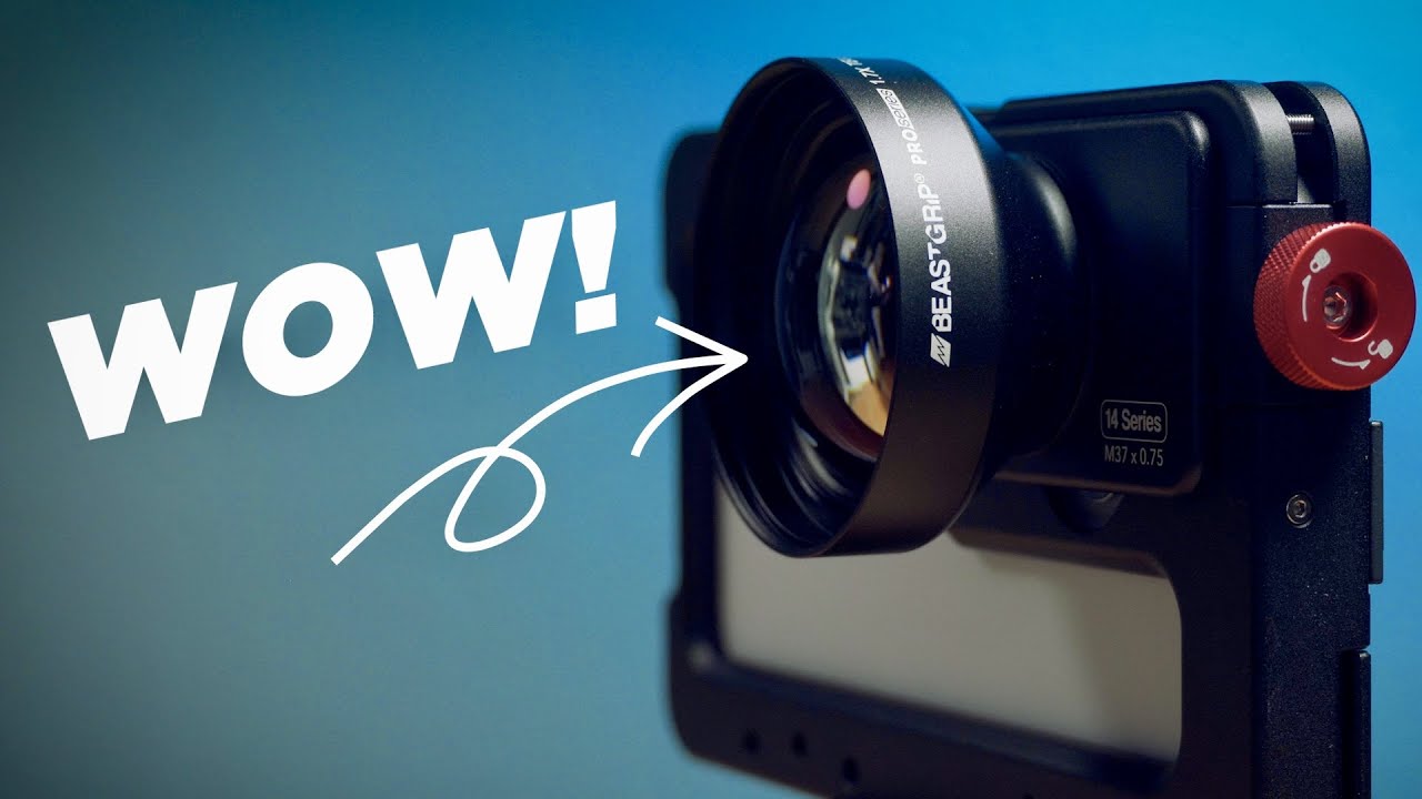 НАКОНЕЦ-ТО! Телеобъектив для iPhone, который работает | Beastgrip 1.7x