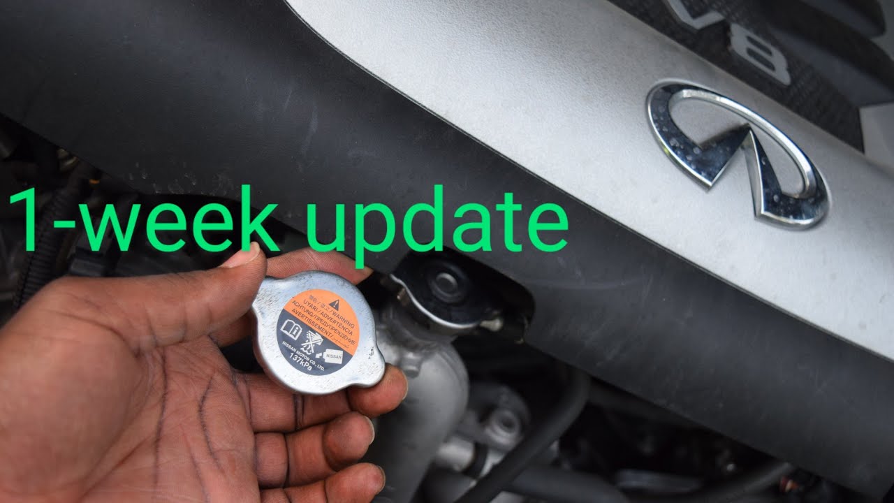 Update: After Replacing Radiator Cap to fix water sloshing noises, coolant reservoir too full.