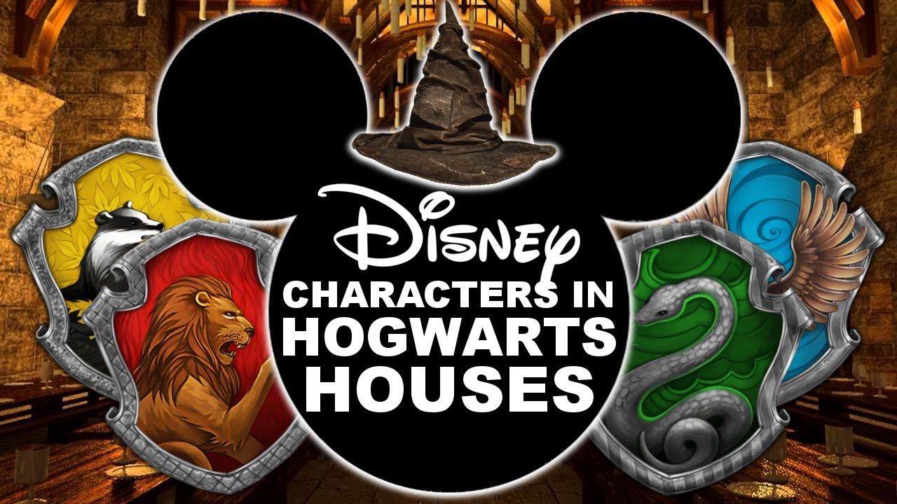 Disney Characters Sorted into Hogwarts Houses!
