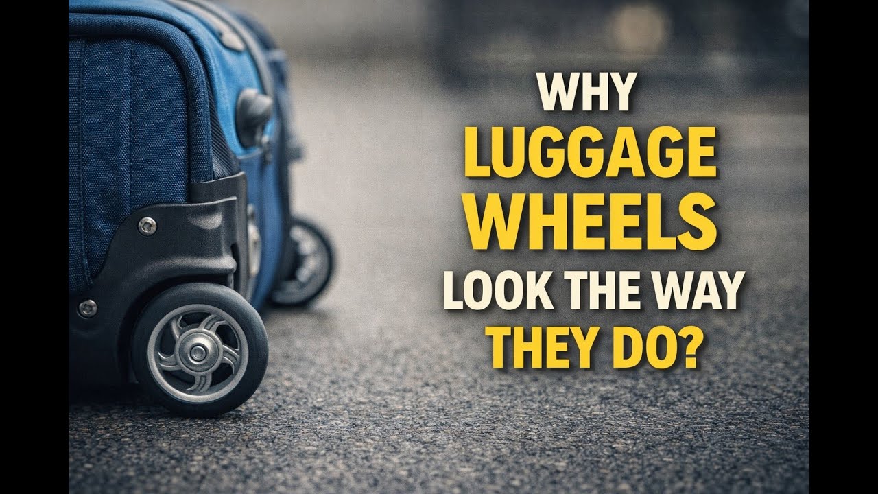 Why Luggage Wheels Look the Way They Do