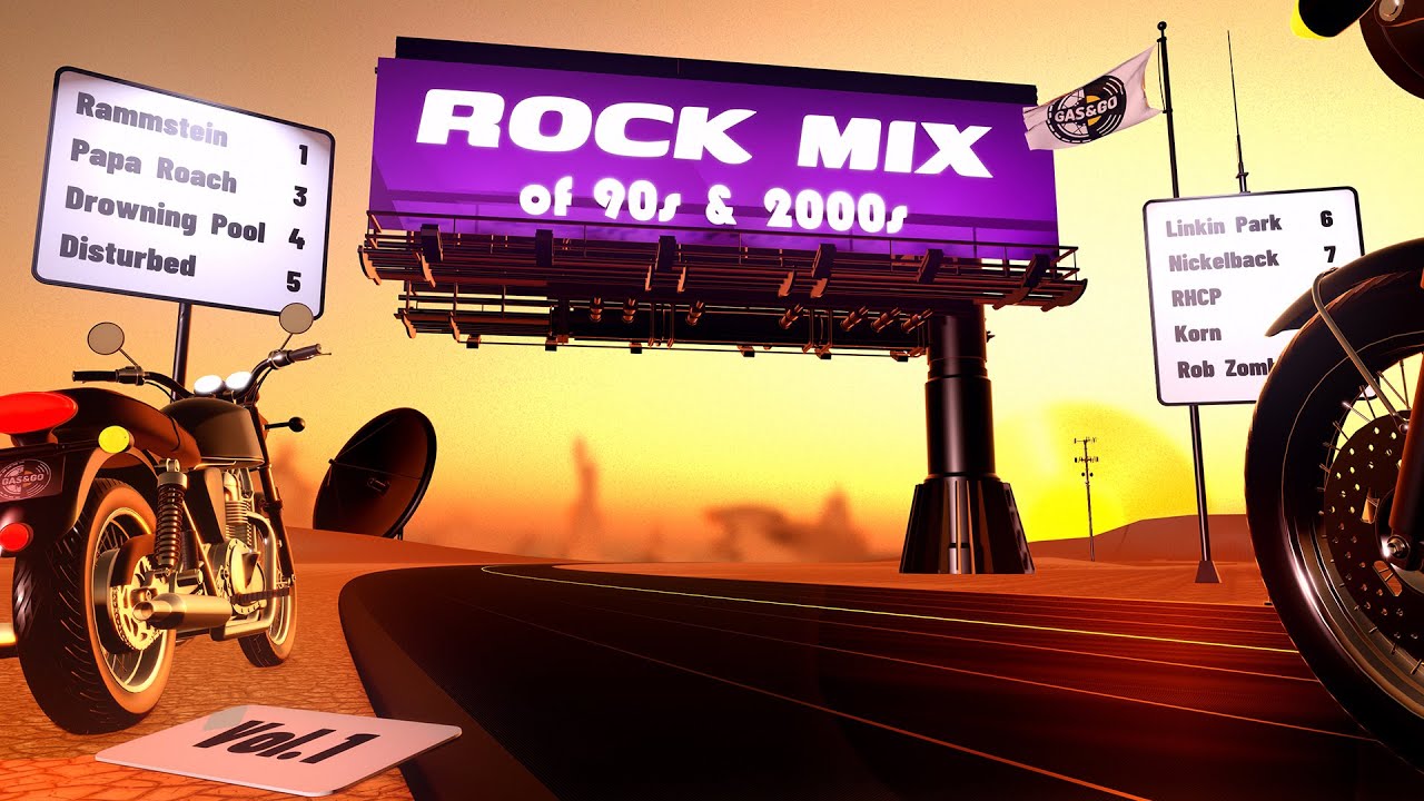 Motorcycle Ride | Alternative & Hard Rock Songs 90s 2000s (Linkin Park, Rammstein, RHCP, Papa Roach)