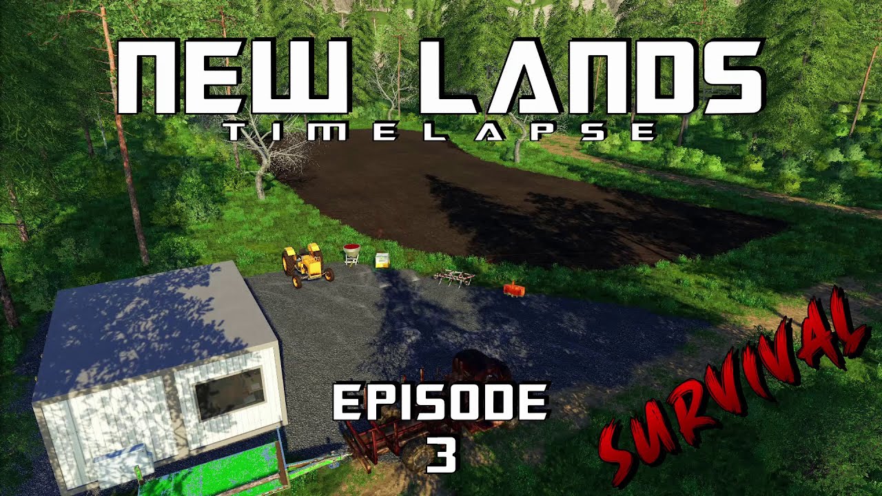 FS19 survival | New Lands | E03 | First CROP Is In