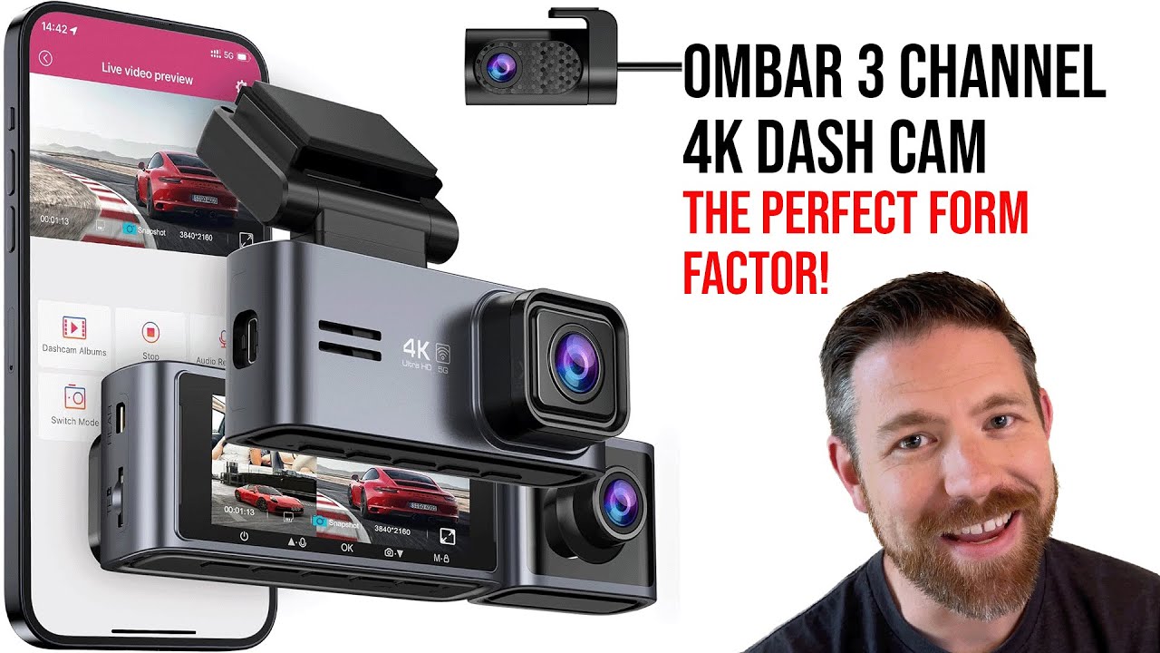 OMBAR 3 Channel 4K Dash Cam Review: The Perfect Form Factor!