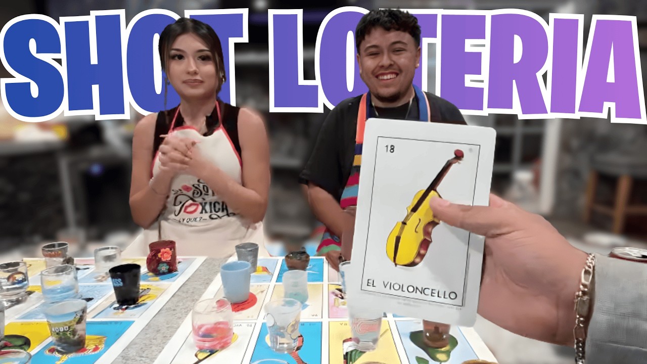 BENJY CHAVEZ AND AMANDA SOLIS PLAY SHOT LOTERIA