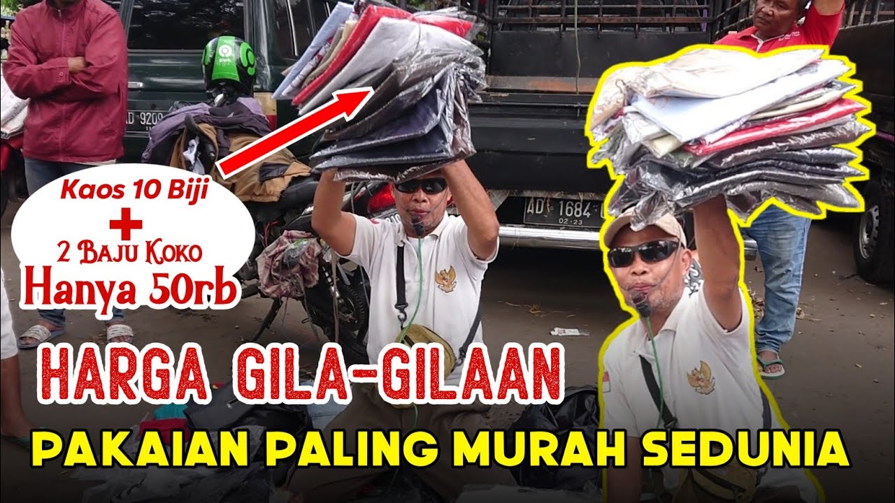 Bukan Grosir, Tapi Obral Pakaian Paling Murah Sejagat - Pasar Hewan Wedi Klaten