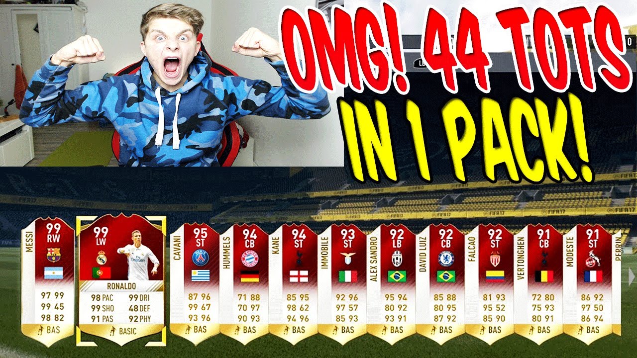 44 TOTS WALKOUTS IN 1 PACK! 🔥🔥 - FIFA 17 PACK OPENING FUT CHAMPIONS ULTIMATE TEAM (DEUTSCH)