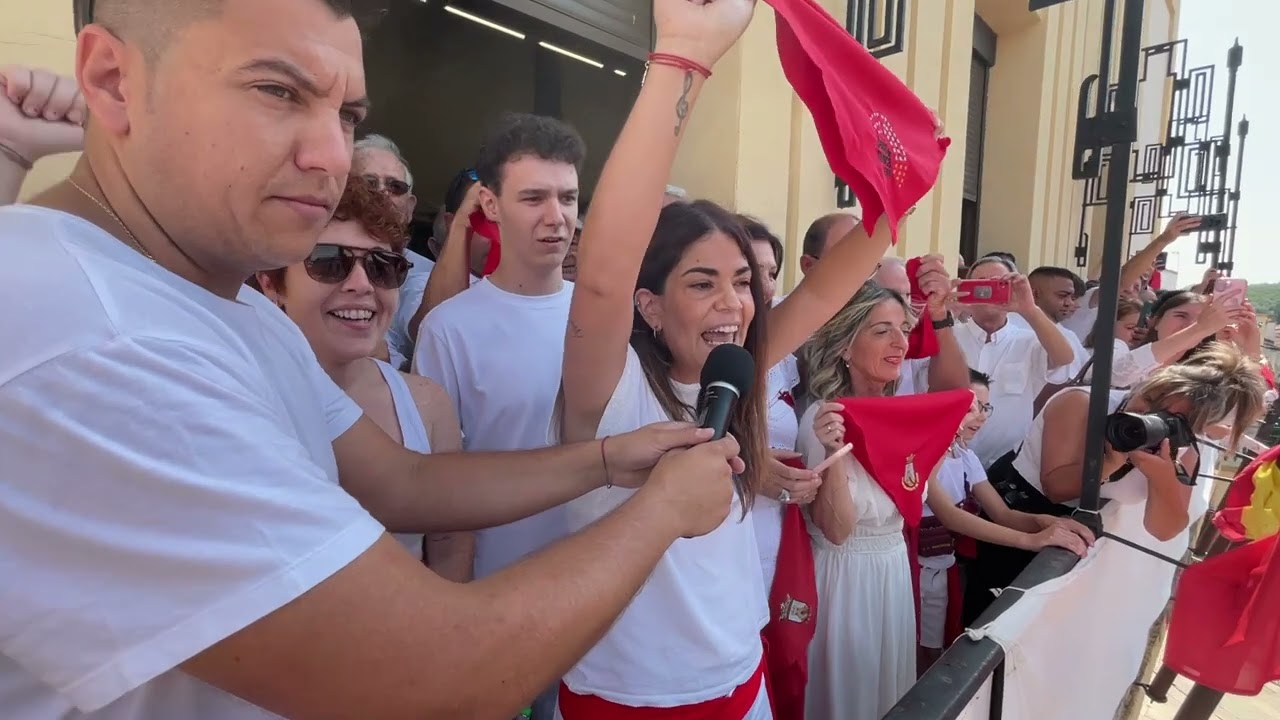 Cohete Fiestas de Lerín 2025 por la Banda Municipal.