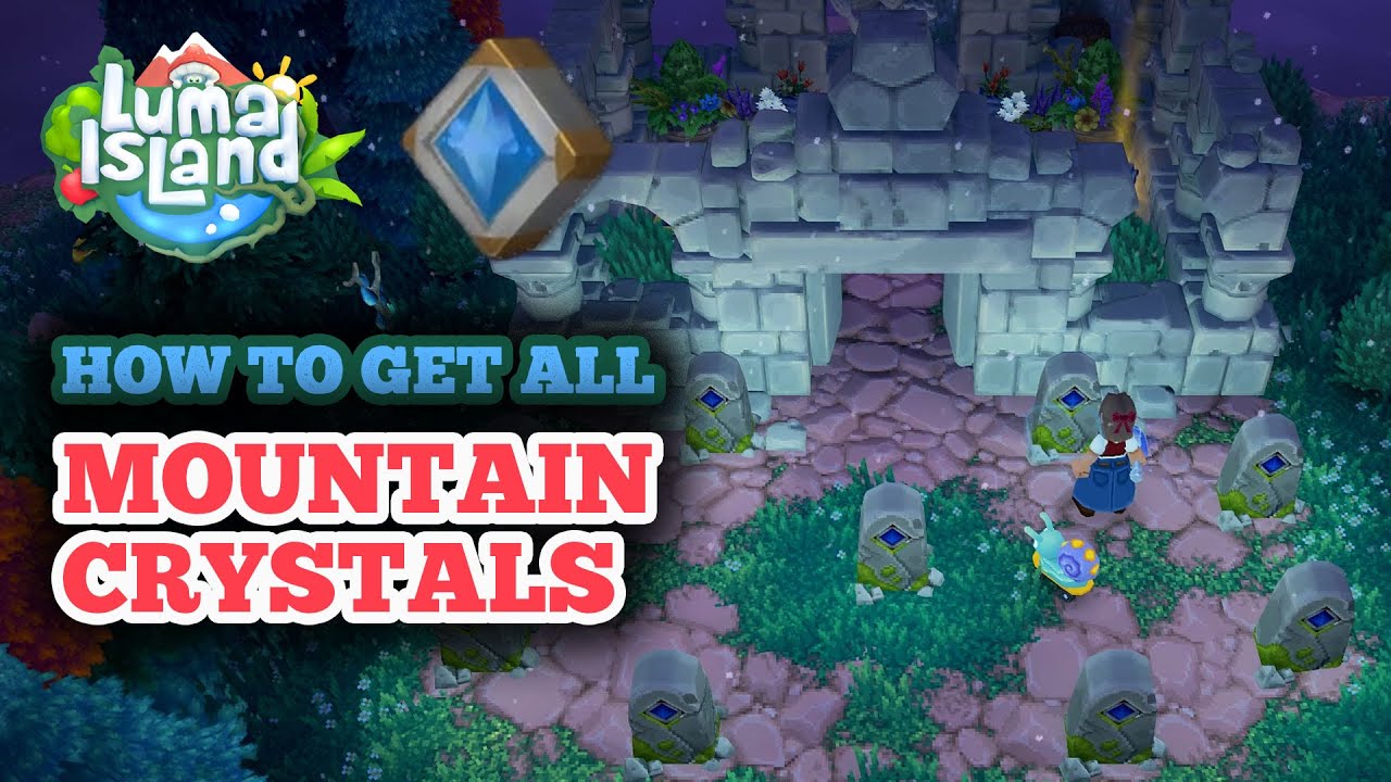 All Mountain Crystal Locations in Luma Island
