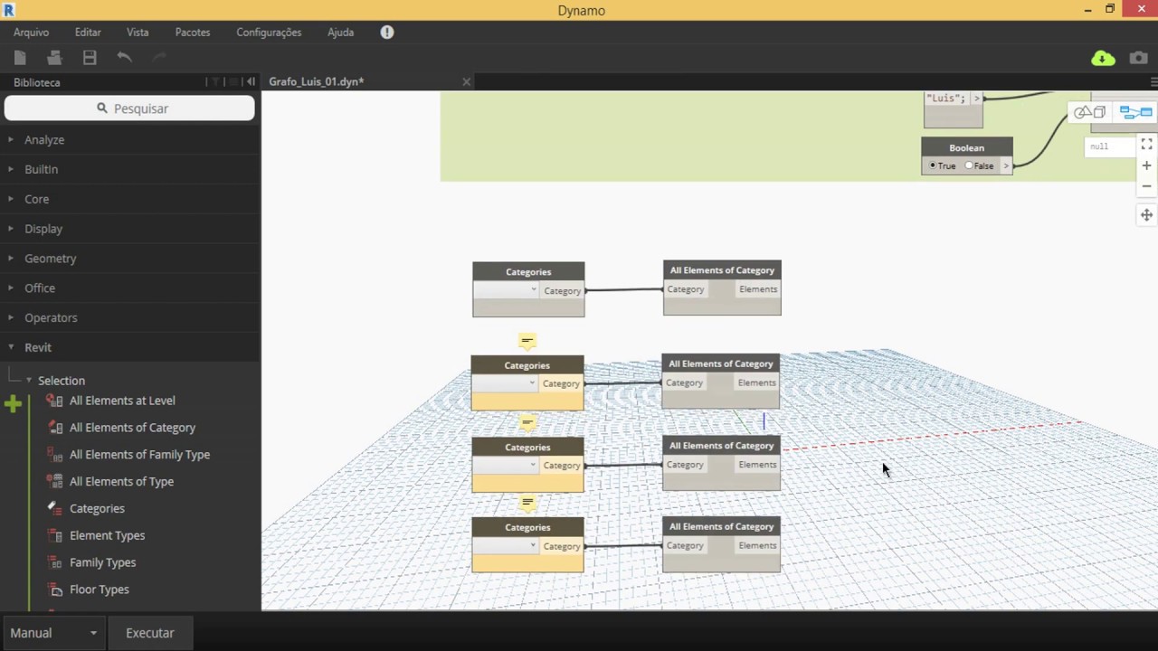 DYNAMO e REVIT - Rotina para Importar Excel - Parte 02