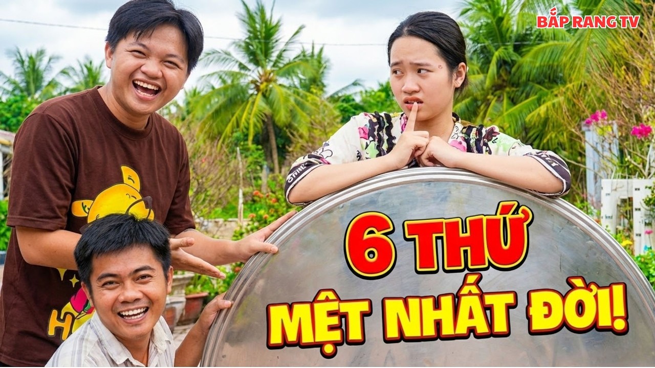Câu Đố Hại Não Của Bắp Rang: 6 Thứ Mệt Nhất Đời Là Gì? - Bắp Rang TV