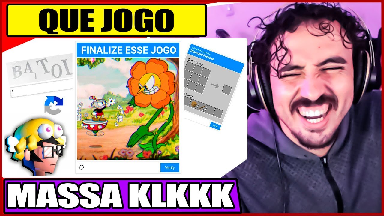 os captchas tão cada vez mais sem sentido | Leozin React