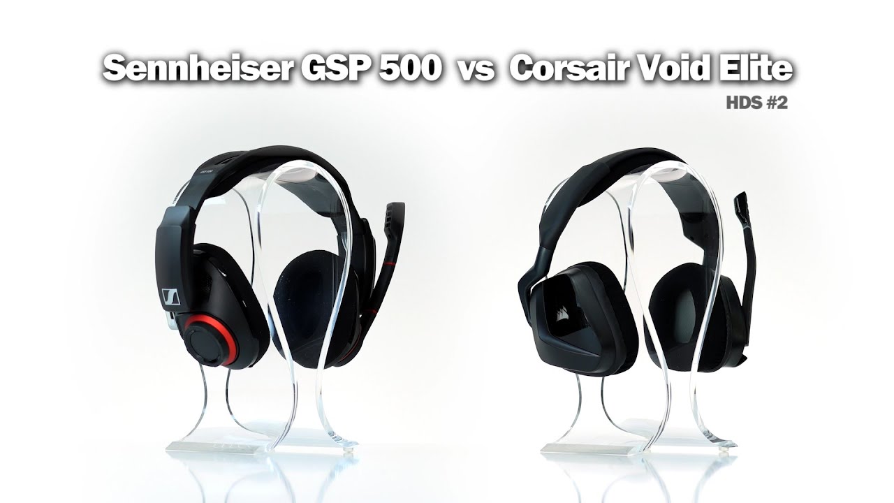 $192 - SENNHEISER GSP500 vs $100 - CORSAIR VOID ELITE Wireless / Sound Comparison