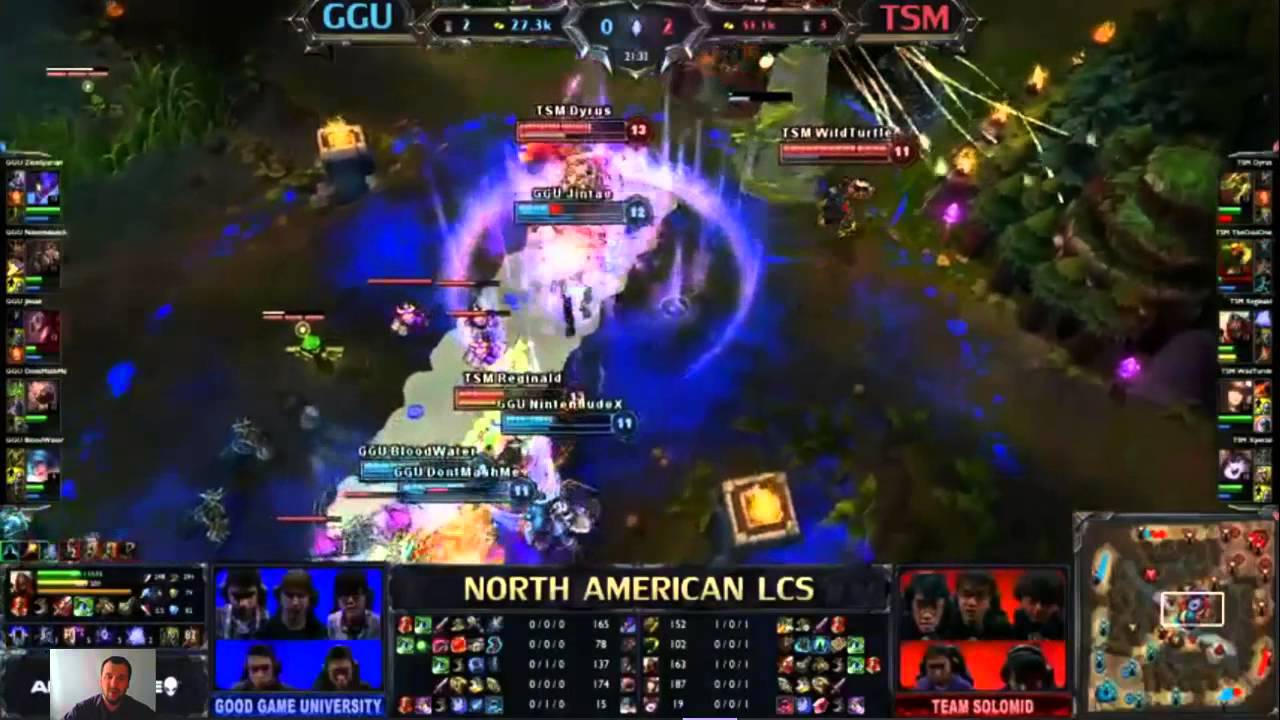 GGU vs TSM - Good Game University vs Team Solo Mid - LCS 2013 NA - English Commentary