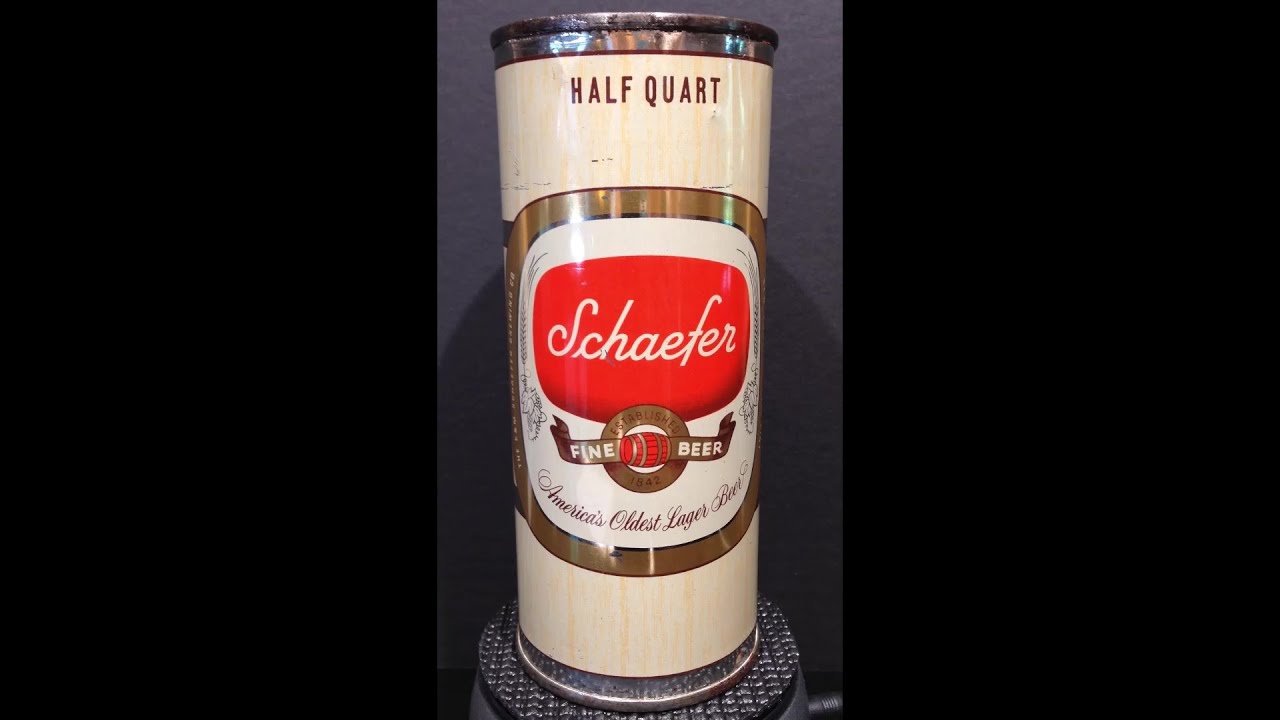 Schaefer Fine Beer Vintage Flat Top Beer Can
