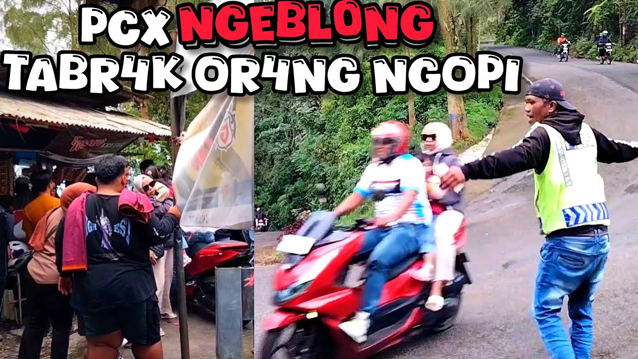 ENAK-ENAK NGOPI TIBA-TIBA MOTOR MELUNCUR DI TANJAKAN SIKUT BROMO 