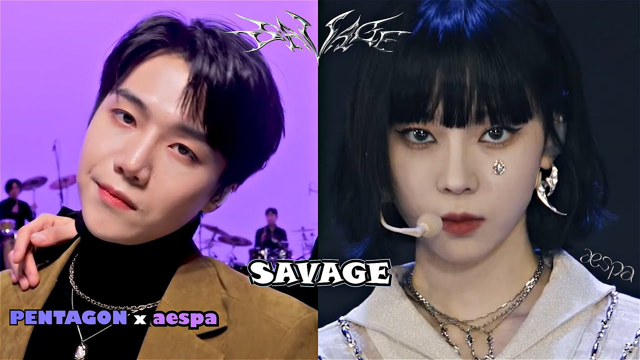 Pentagon x aespa 'Savage' mashup