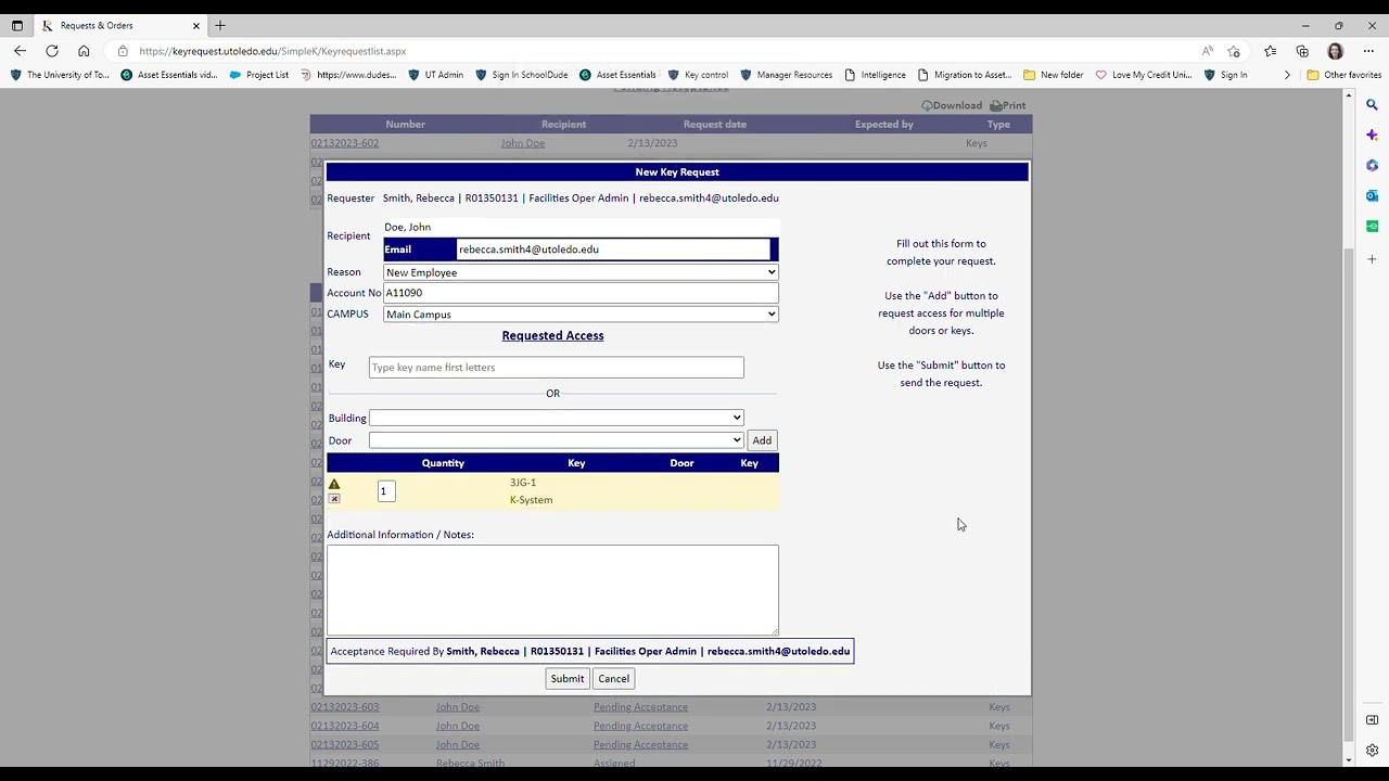 How to Request a Key in SimpleK