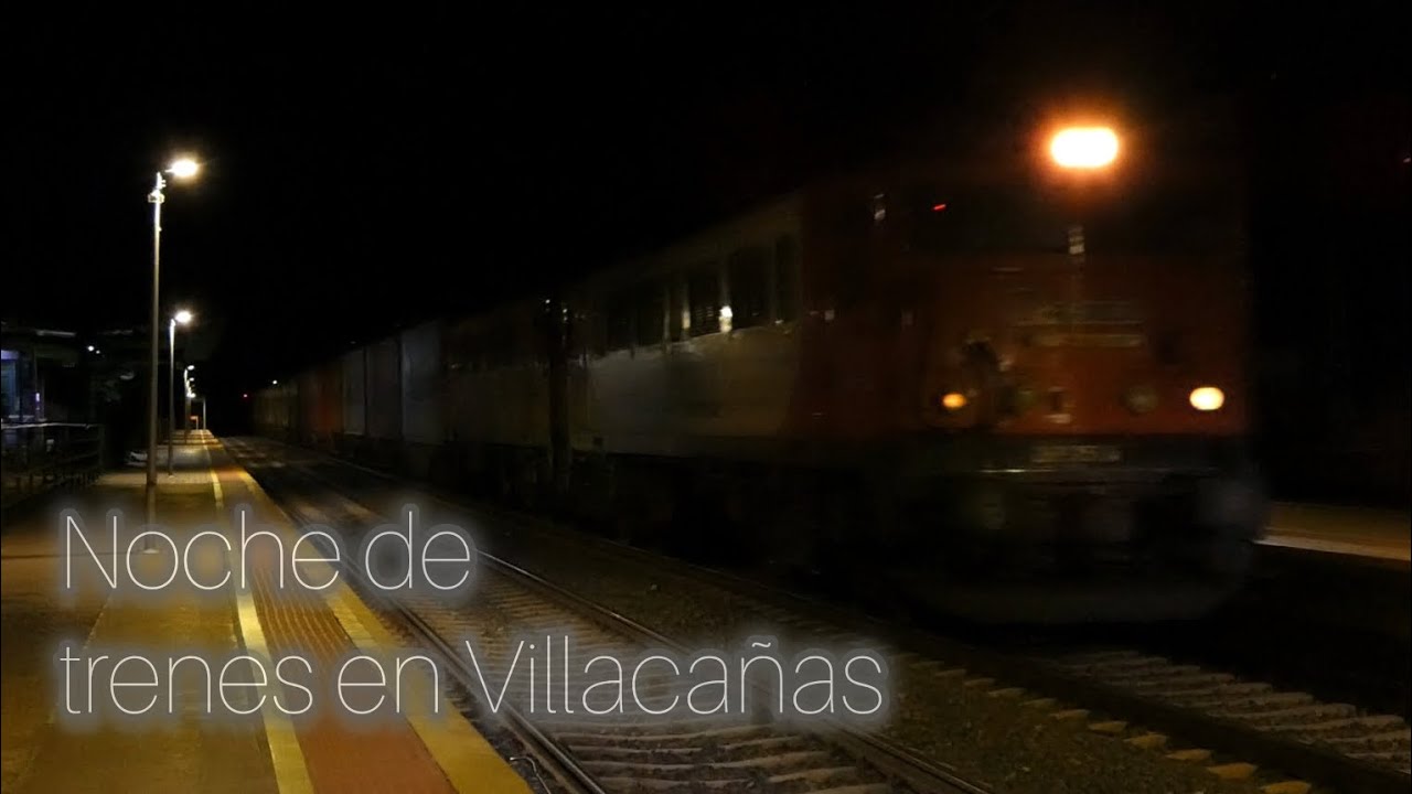 Ferrocarril Ibérico: Noche de trenes en Villacañas (Renfe, Medway, Captrain...)