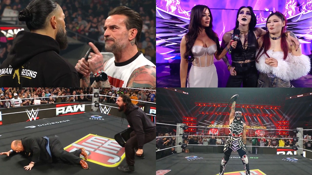 WWE Raw 03/02/26 Results- Punk-Roman Promo Heat, Penta Wins Ic Title, Rollins Attacks Heyman 🔥