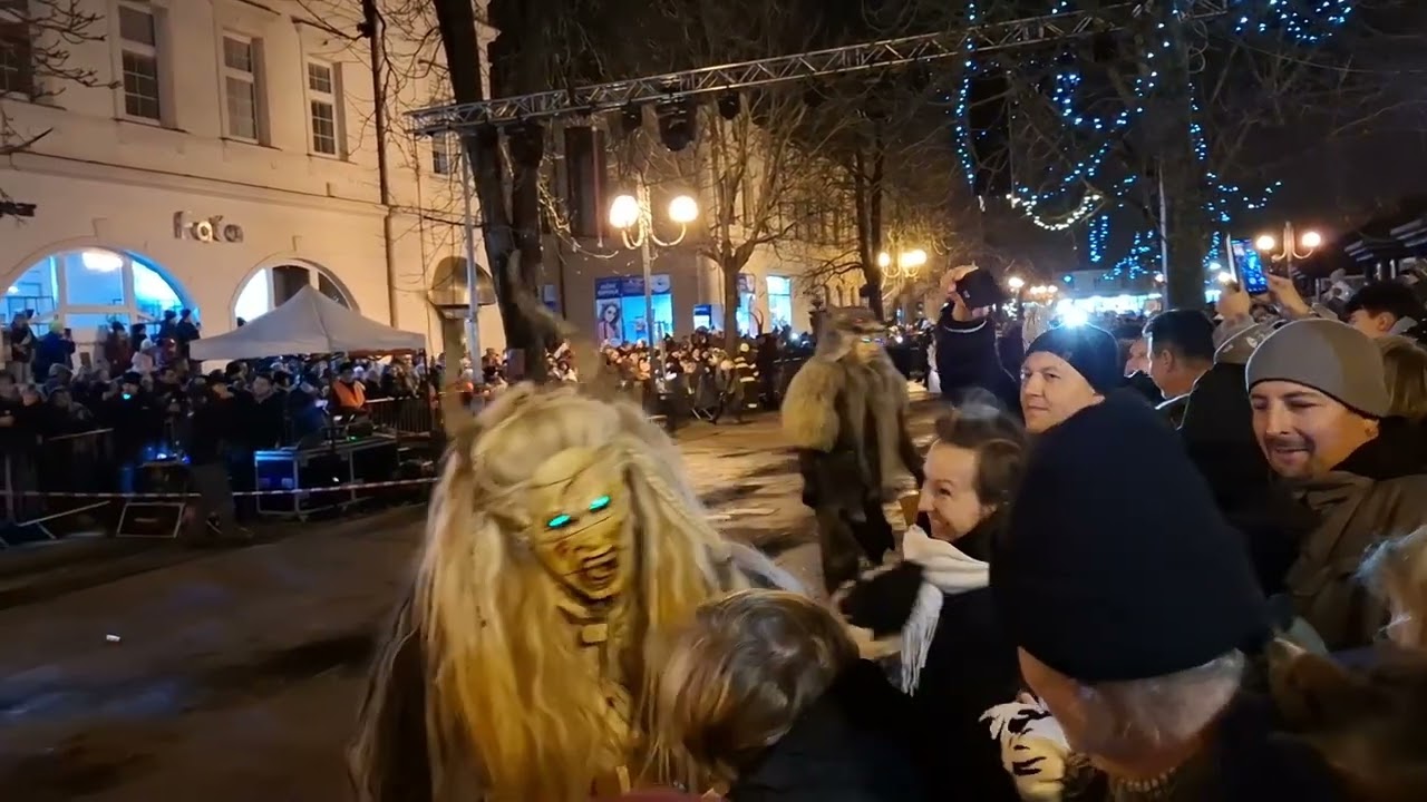 Krampus průvod v Břeclavi.👹👺📹7.12.2024 Bylo to pořádný peklo!