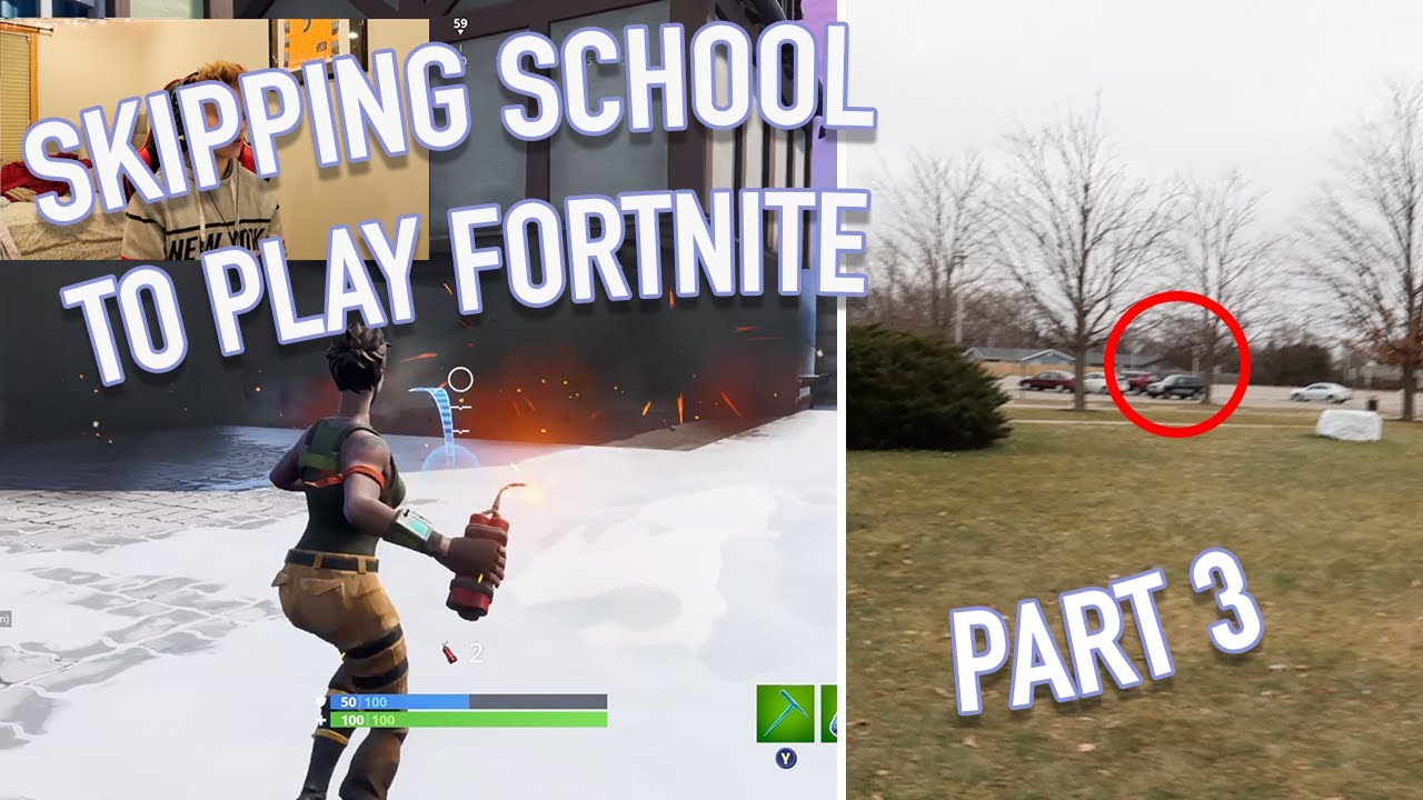 Skipping SCHOOL to Play FORTNITE... the last episode (I Got Caught)