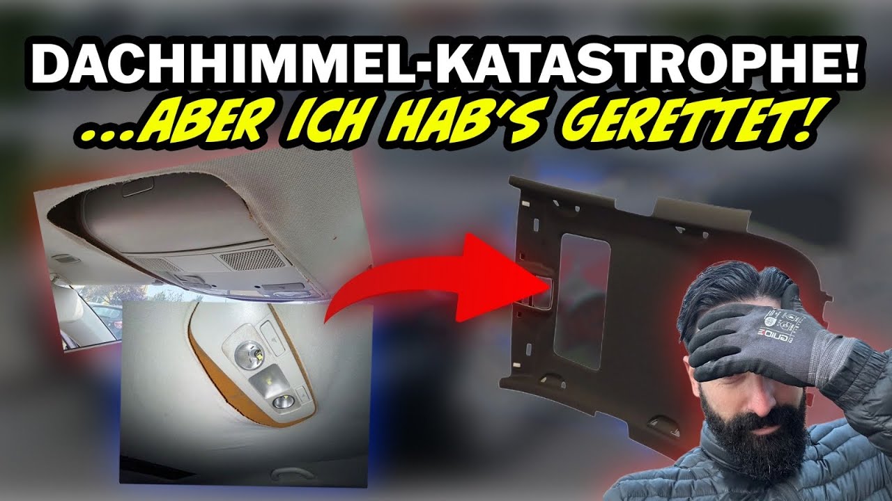 Dachhimmel Katastrophe im Golf 6 – und wie ich’s NICHT gerettet habe. NICHT nachmachen! 