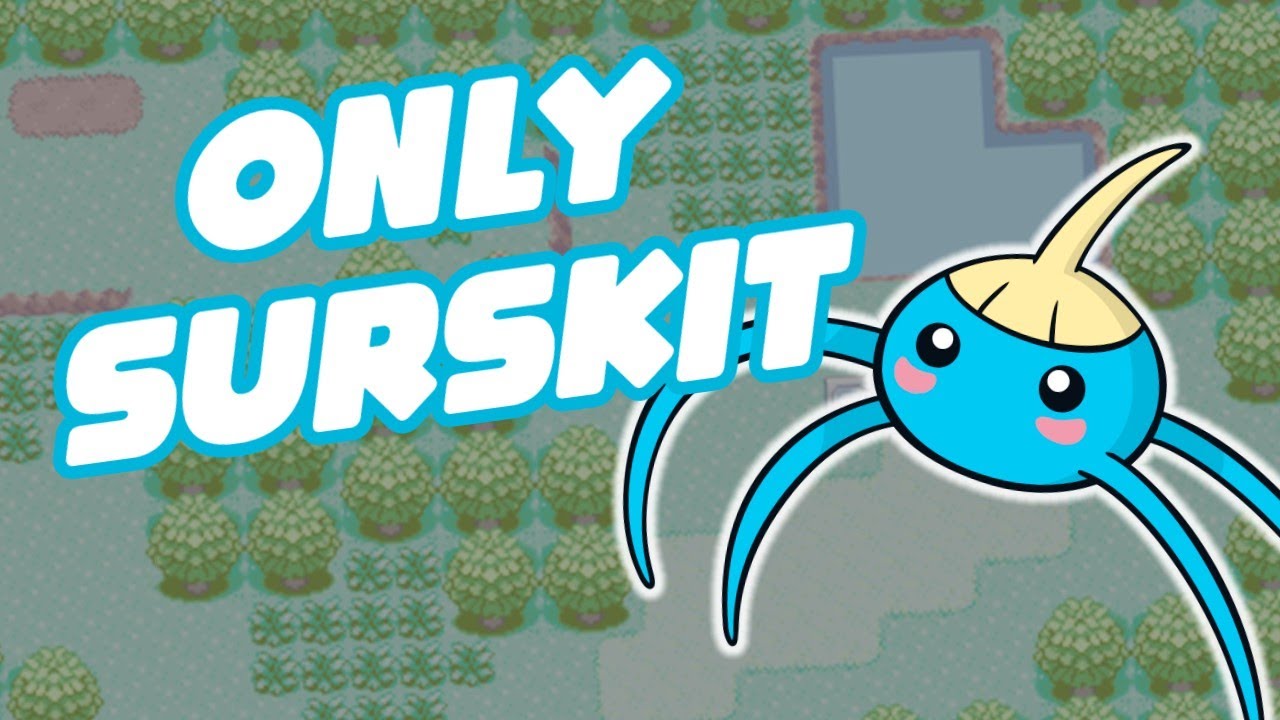 Can you beat Pokemon Ruby with only a SURSKIT? - NO ITEMS CHALLENGE