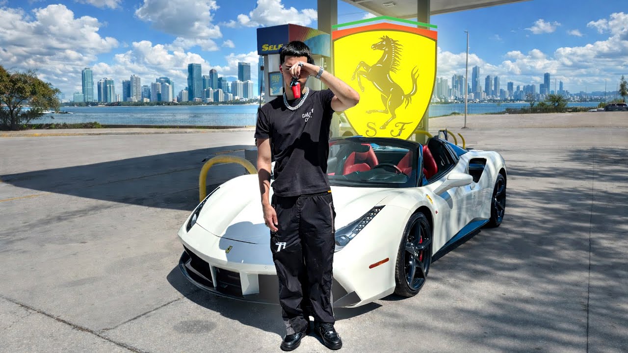 ПРИЁМ АВТОМОБИЛЯ FERRARI 488 В 19 ЛЕТ