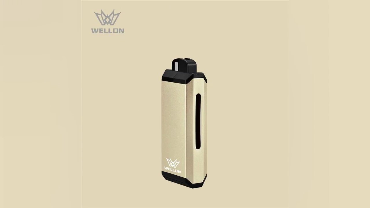 Travel with Champagne Gold Ripple Kit, Pure and Powerful Pod System Vape