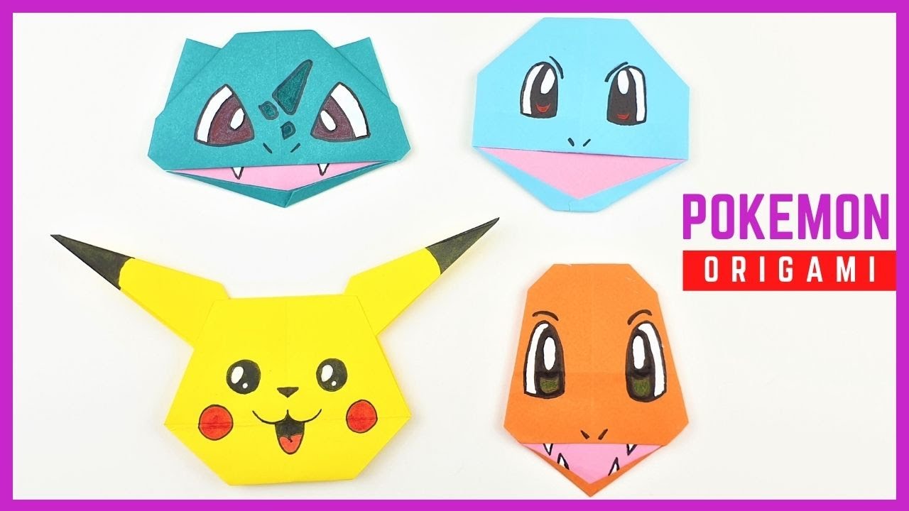 Pokémon de origami ¡FÁCIL! – Tutorial paso a paso