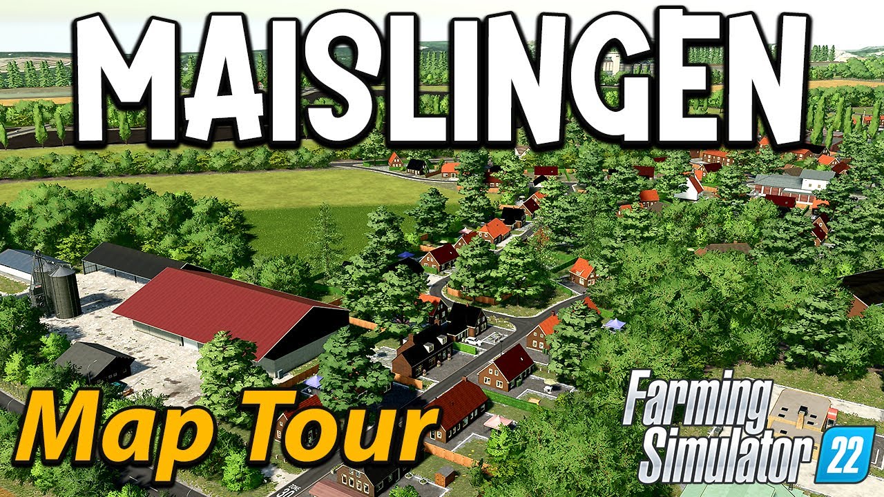 A CRACKING EUROPEAN MAP!! 🚜 MAISLINGEN MAP TOUR!! 🗺️ GRAINMAN TRAVELS ✈️