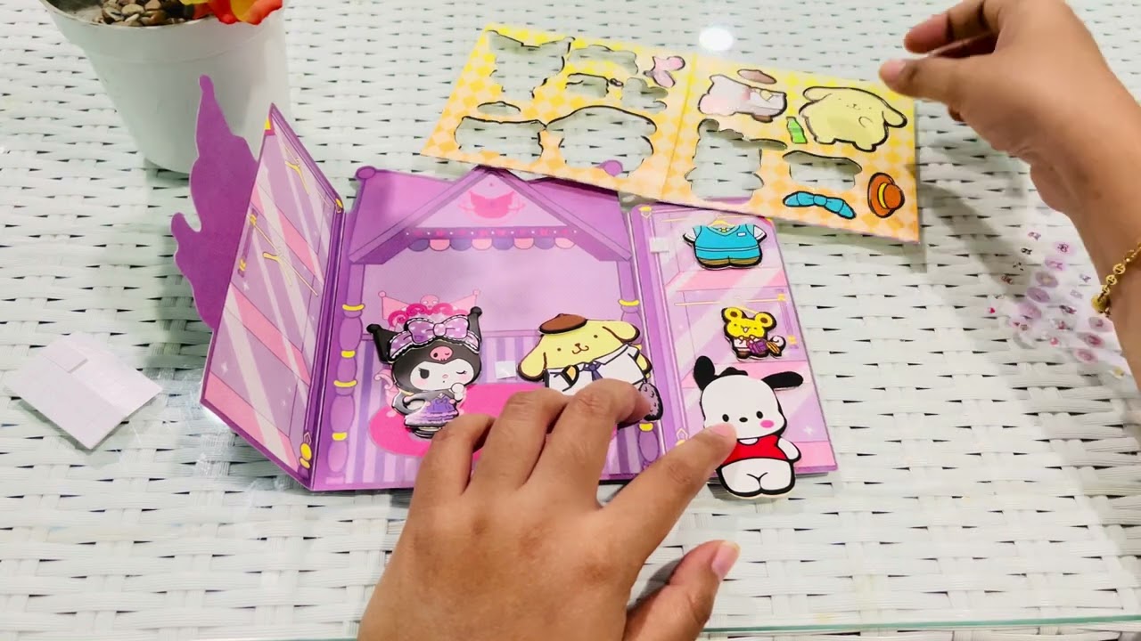 DIY Kuromi Paper House | Cute & Aesthetic Craft