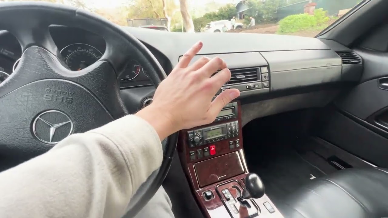 COLD START AND DRIVING 2000 SL500