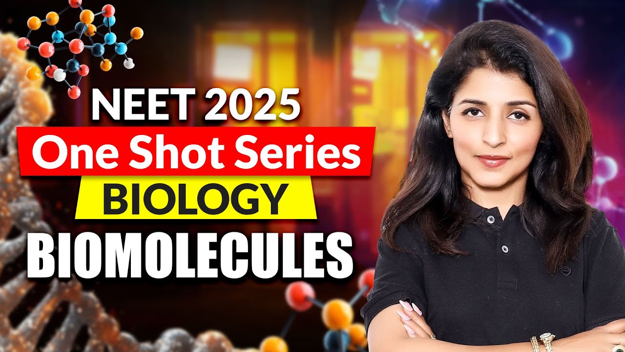 Complete Biomolecules in One Shot 🔥 I Tina Ma'am I NEET 2025 IMission 720/720 I Motion NEET #biology