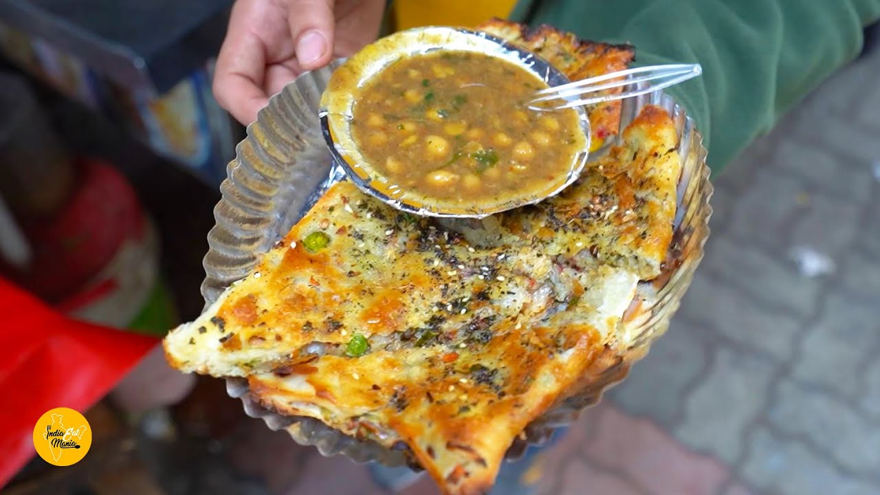 Amritsar Famous Patty Kulcha With Chole Rs. 60/- Only l Amritsar Street Food